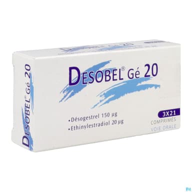 Desobel 150mcg/20mcg Comprime 21 X3