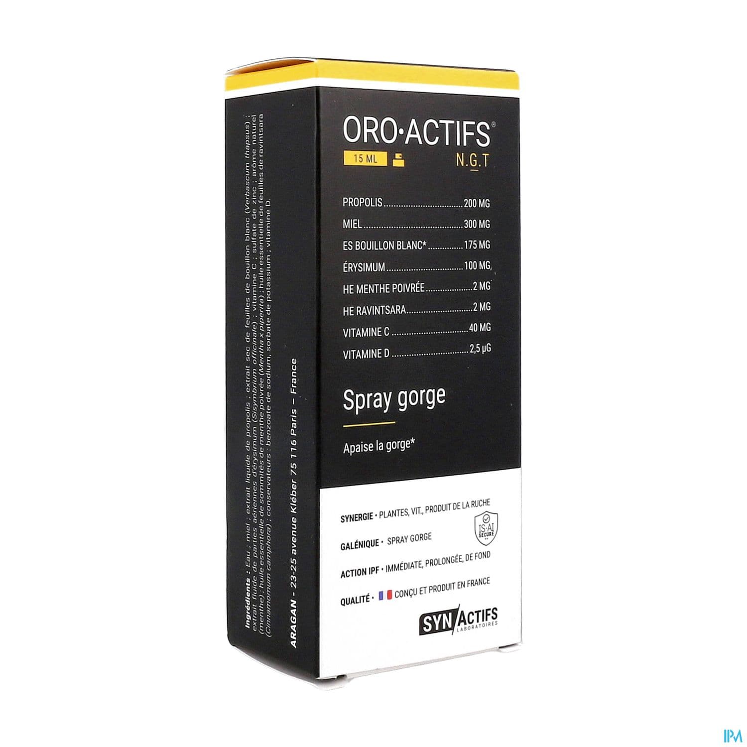 Synactifs Oro Actifs Spray Gorge 15ml