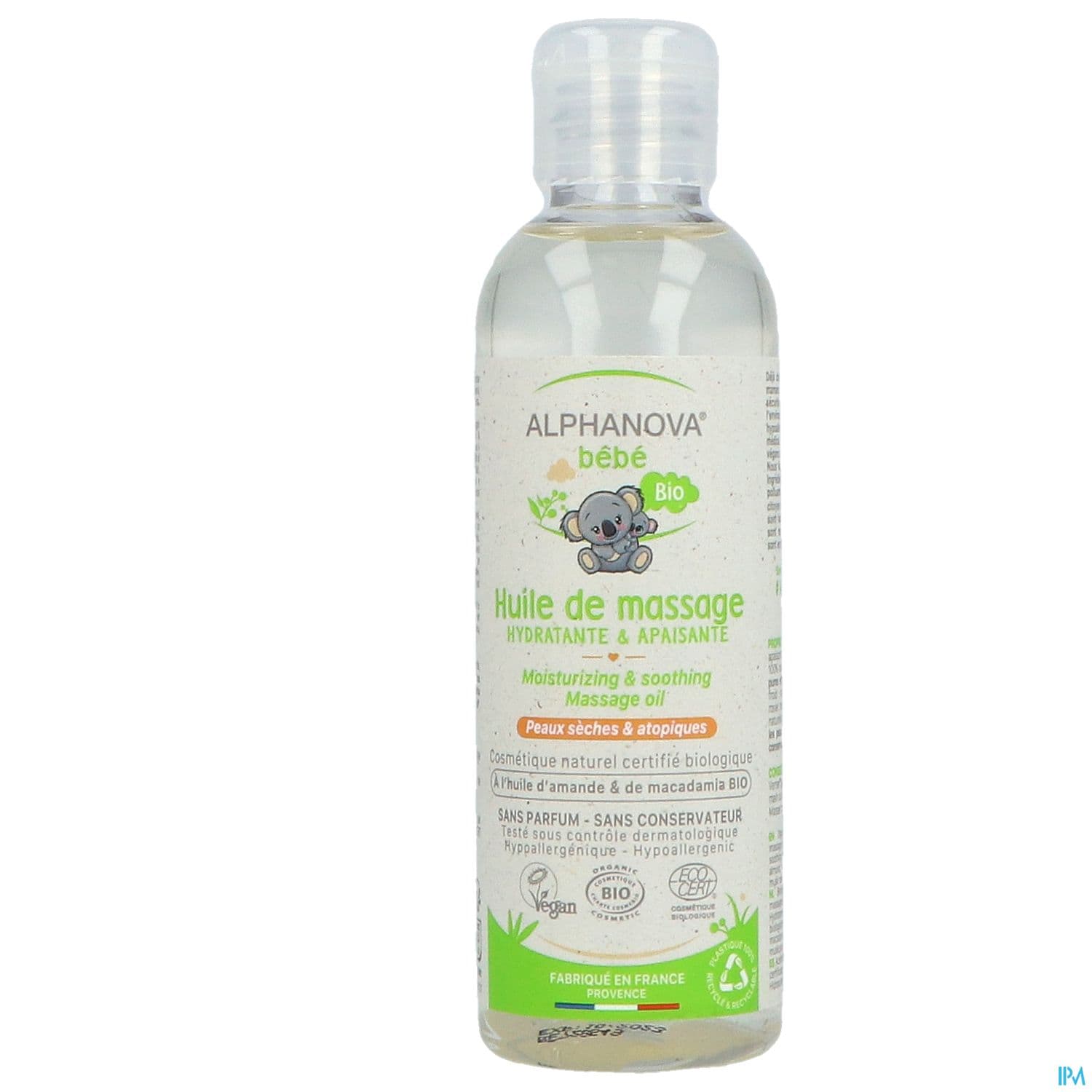 Alphanova Bebe Huile De Massage Bio 100ml