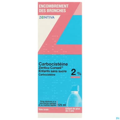 CARBOCISTEINE 2% ZTV SP S/S 125ML