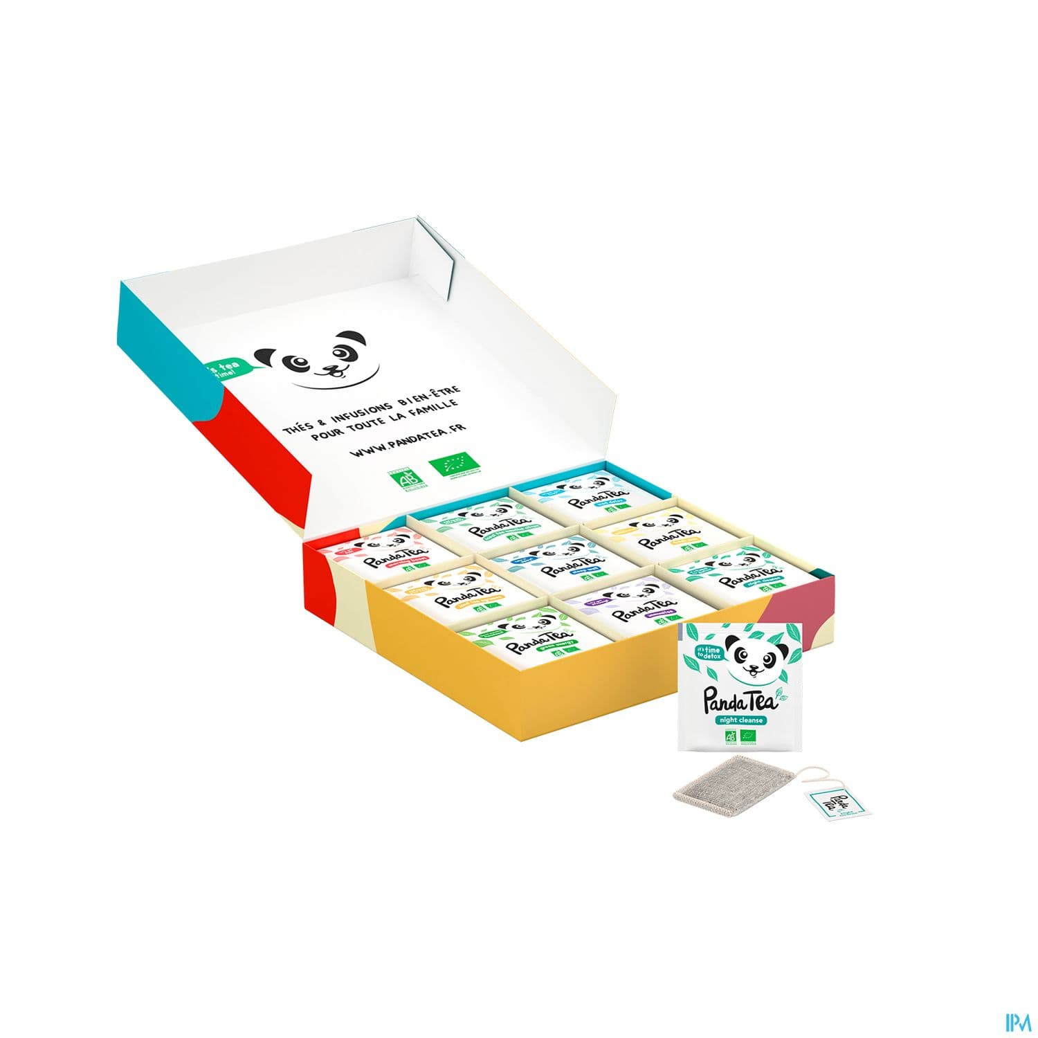 PANDA TEA COFFRET THE INFUS SACH45