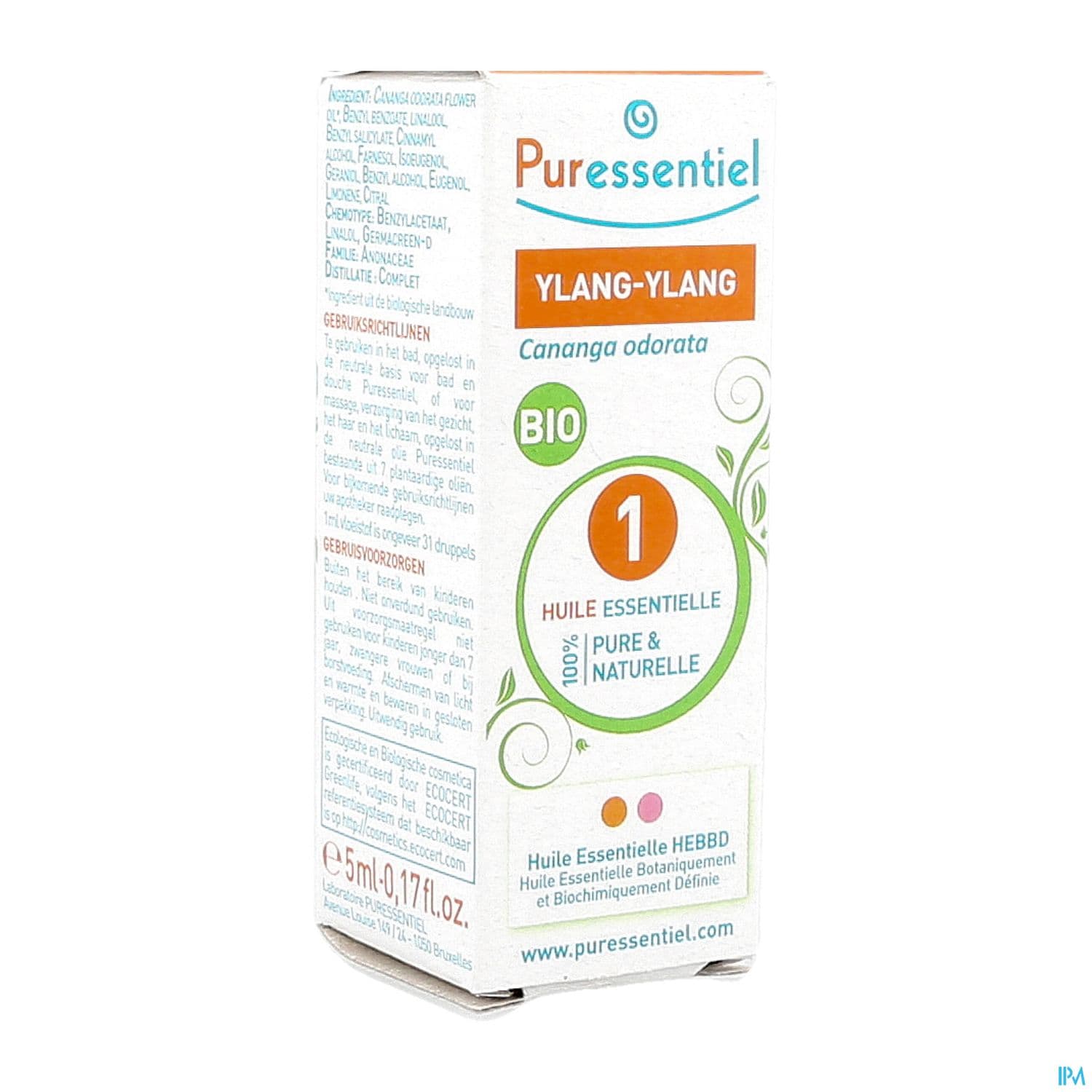 Puressentiel Huile Essentielle Ylang Ylang Bio 5ml