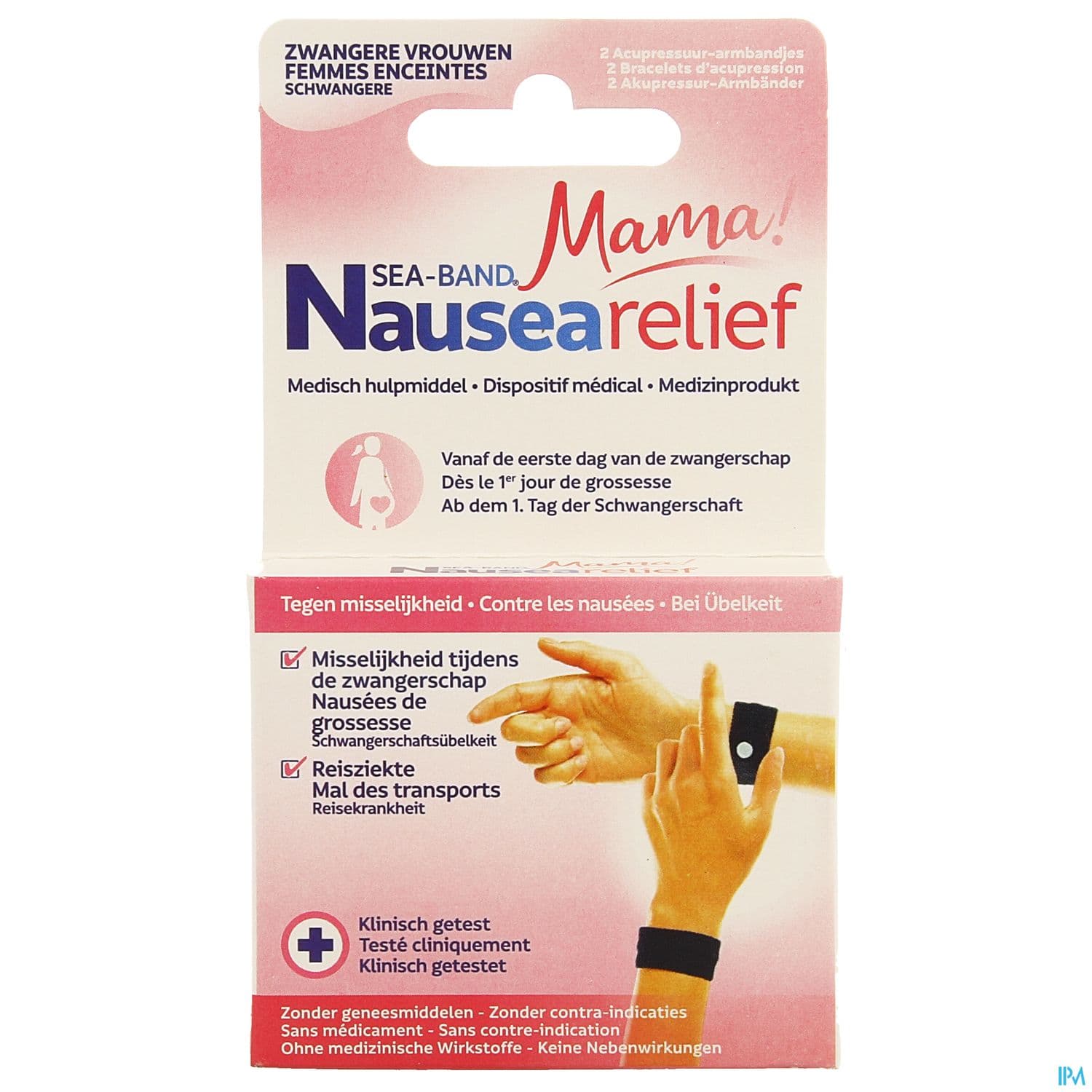 SEA-BAND BRACEL MAMA NOIR GROSSE 2
