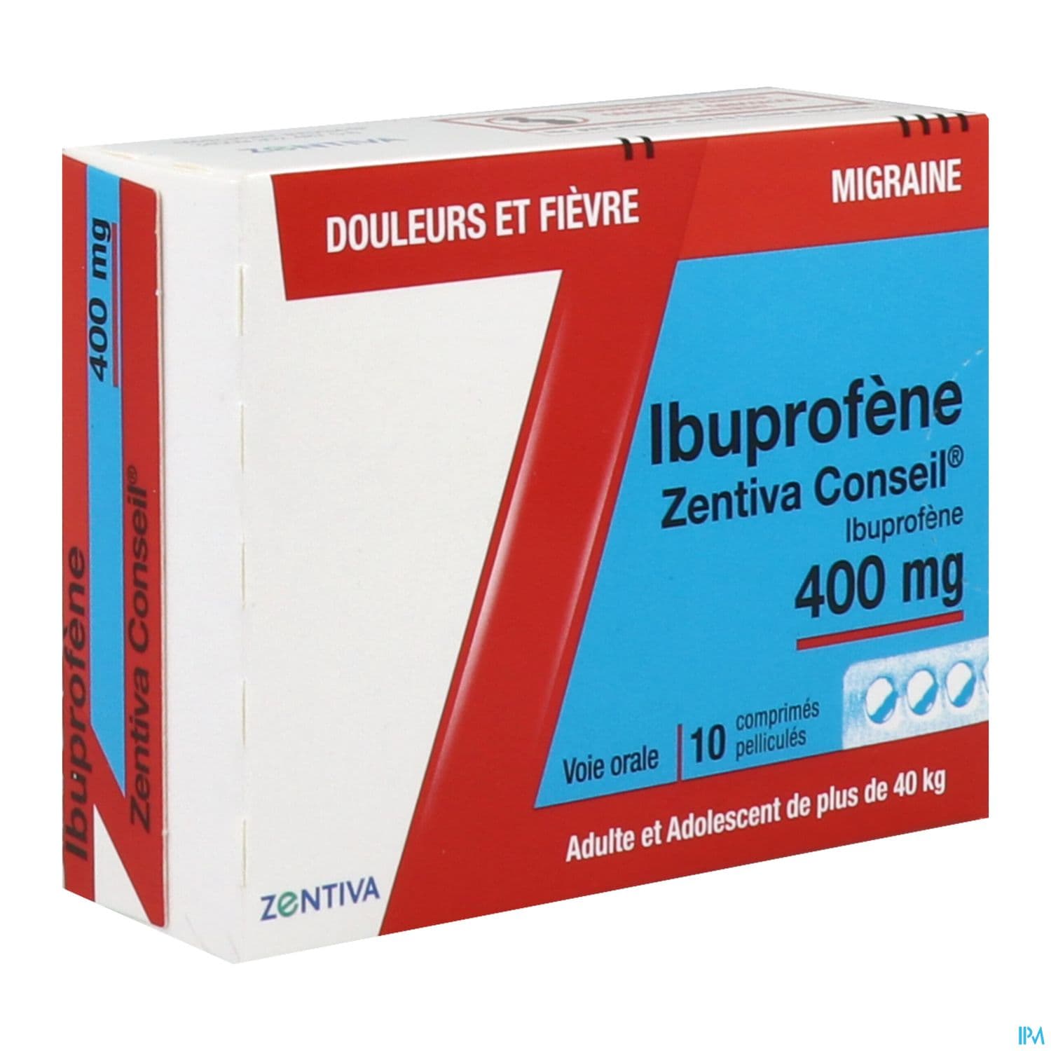 IBUPROFENE 400MG ZTV CONS 10
