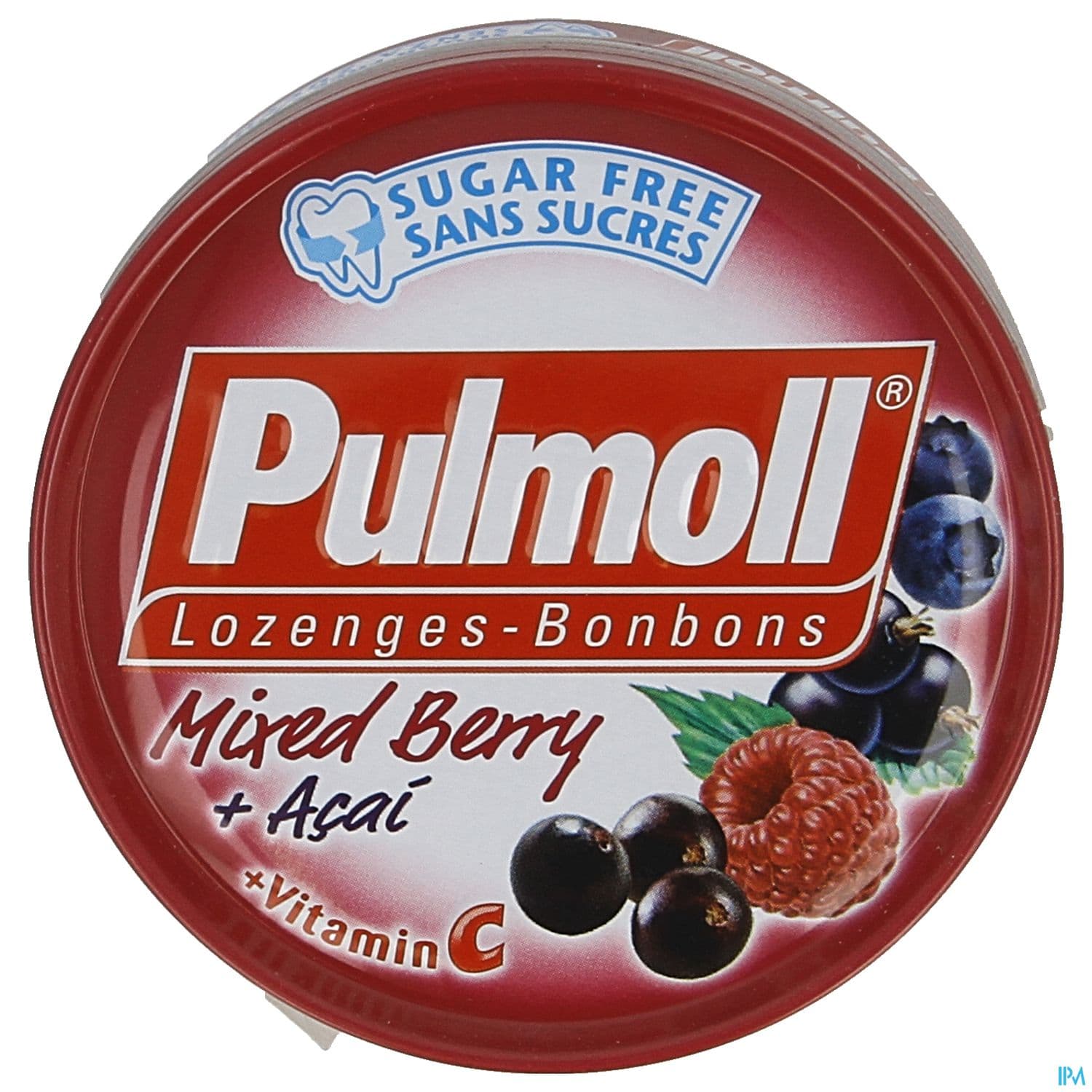 Pulmoll Fruits Rouges Pastille Sans Sucre 45g