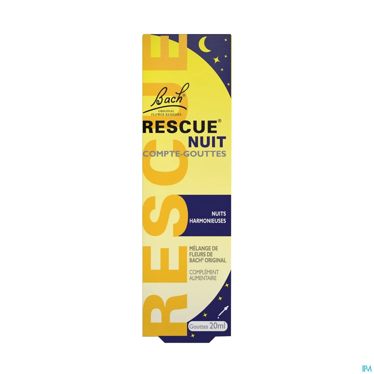 Rescue Bach Nuit Compte Gouttes 20ml