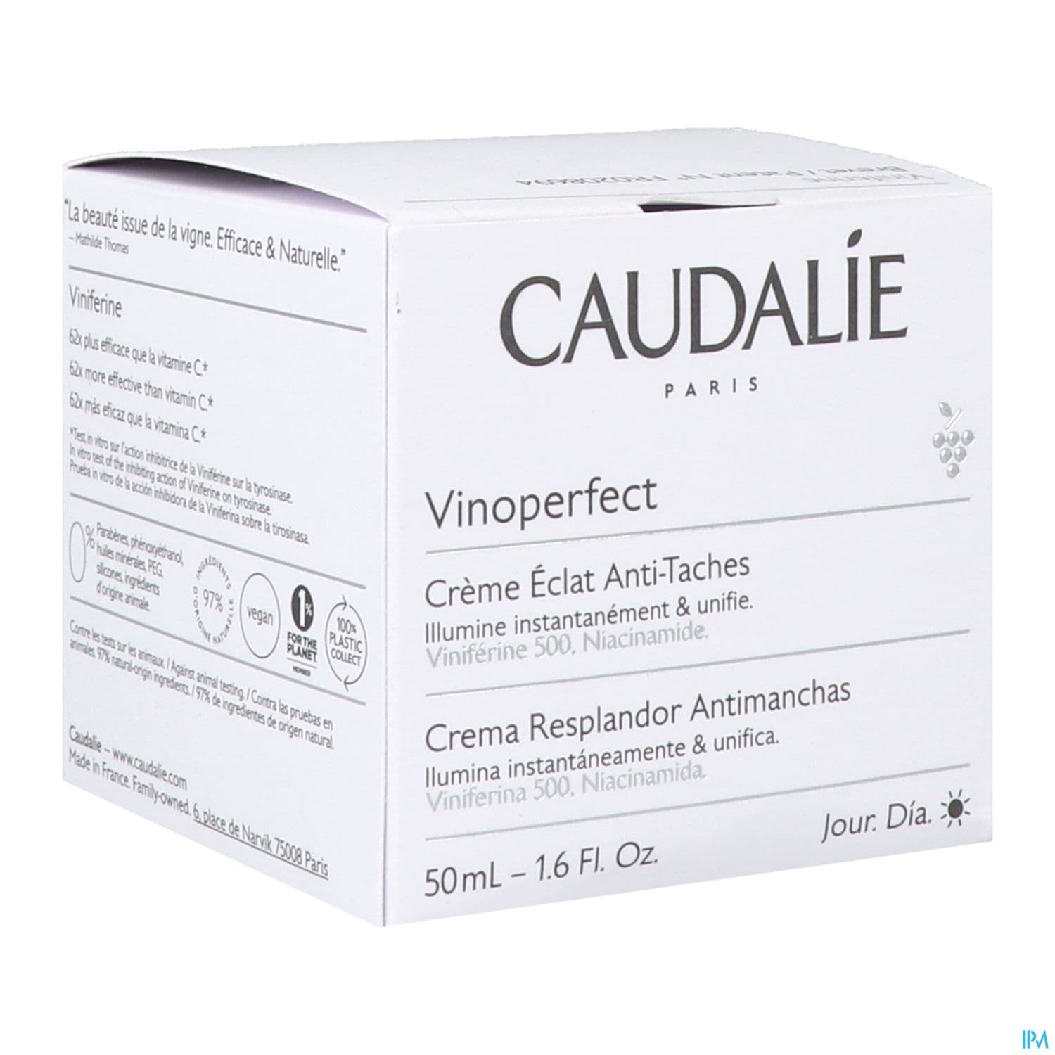 CAUDALIE VINOPERF CR ECLAT 50ML — Pharmacie Chapelle International