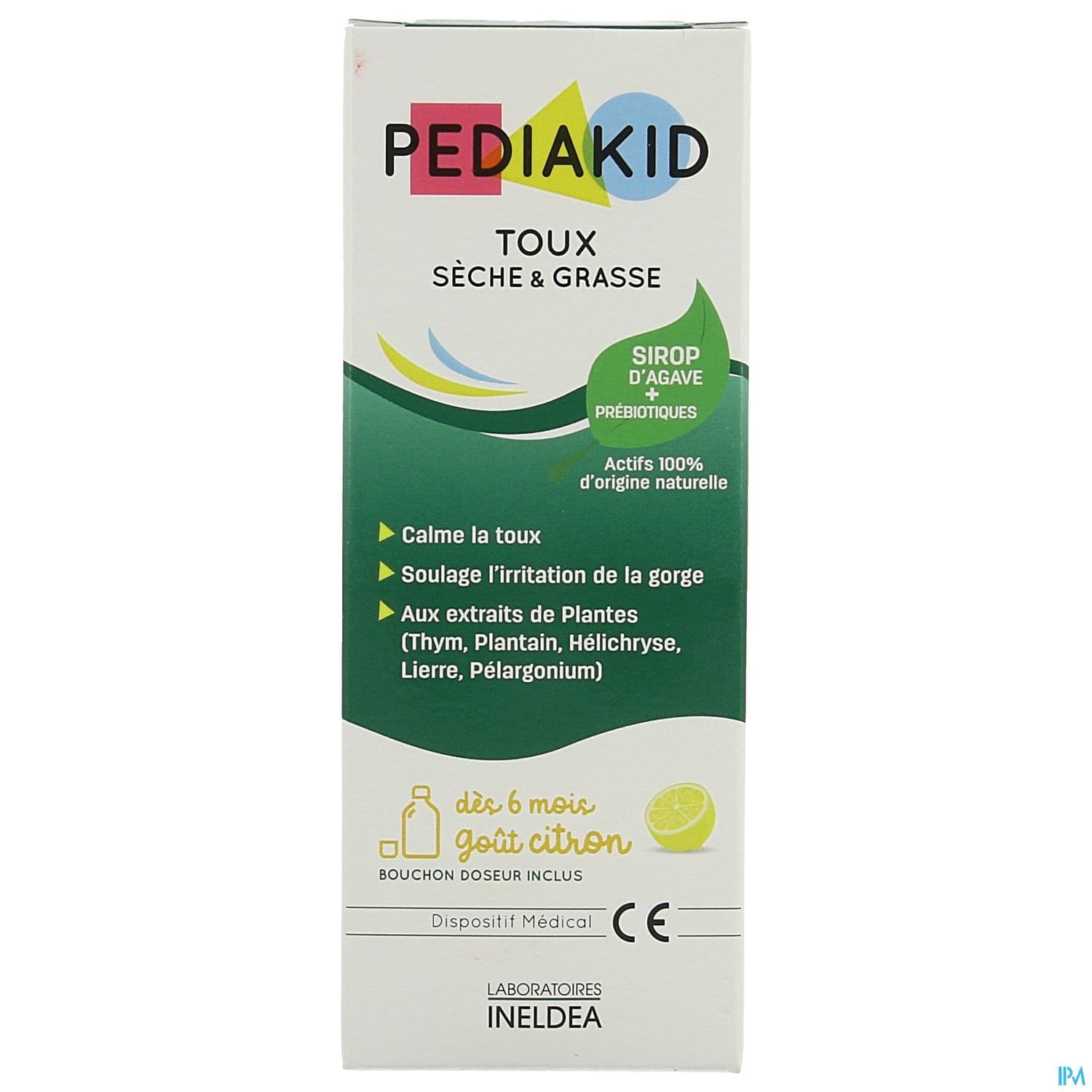 PEDIAKID TOUX SECHE/GRASS SP 125ML