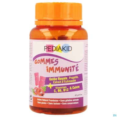 PEDIAKID GOM IMMUNITE FRAMB OURS60
