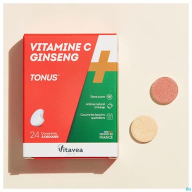 VITAVEA VIT C + GINSENG CPR 24