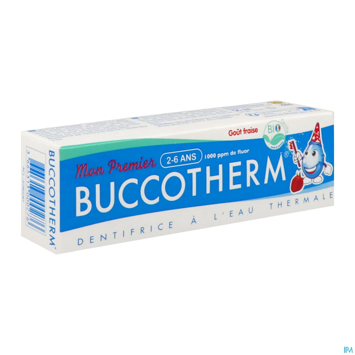 Buccotherm 2/6ans Dentifrice Fraise Bio 50ml