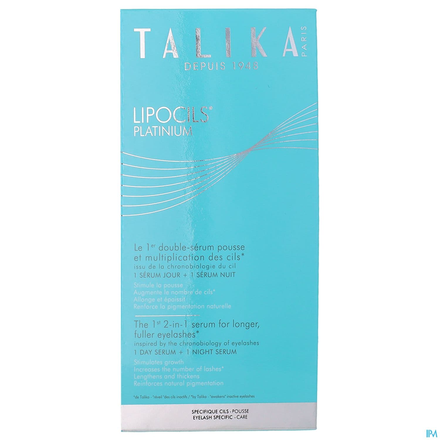 Talika Lipocils Platinium Serum Jour Nuit 8ml5 X2