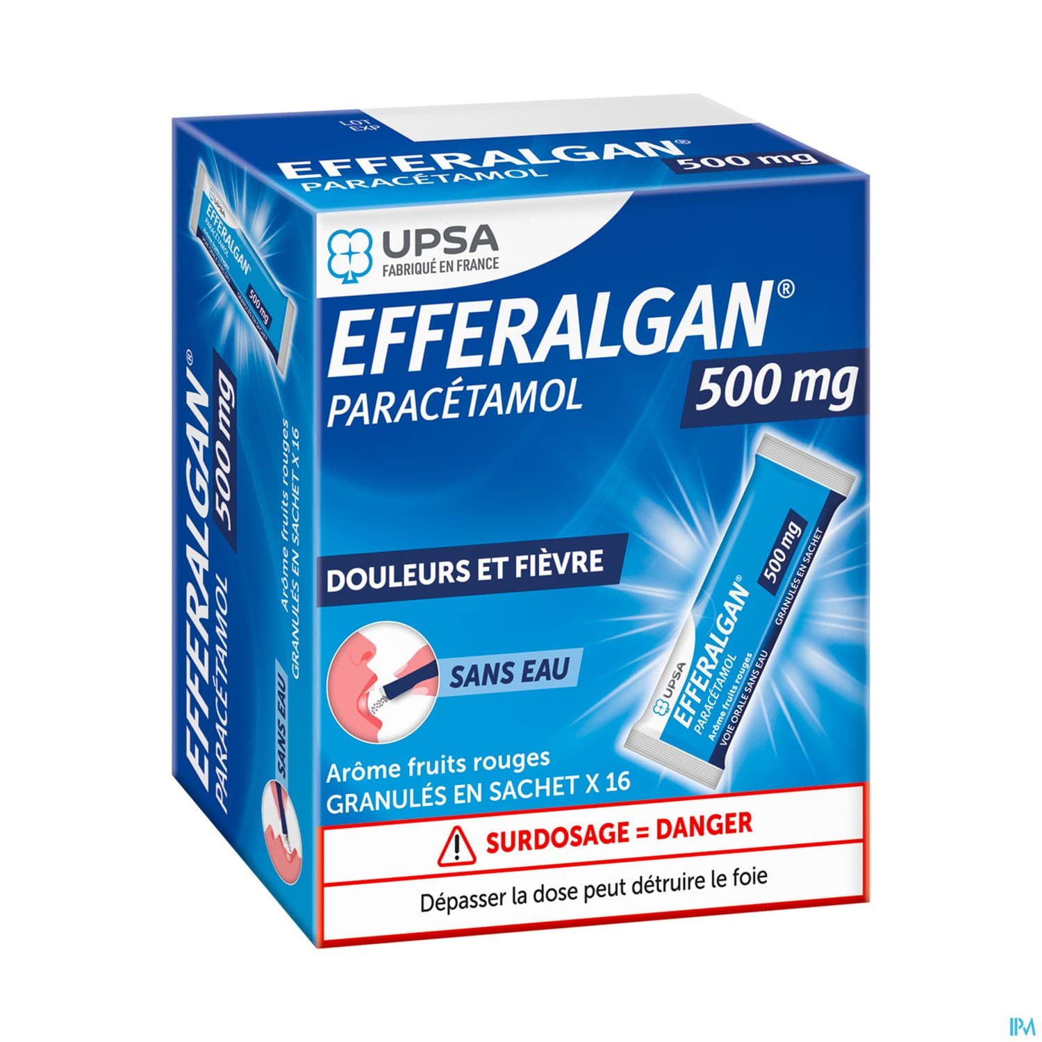 EFFERALGAN 500MG GRANULES SACHET16