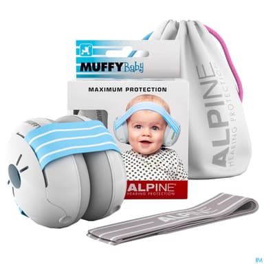 Alpine Casque Auditif Baby Bebe Bleu