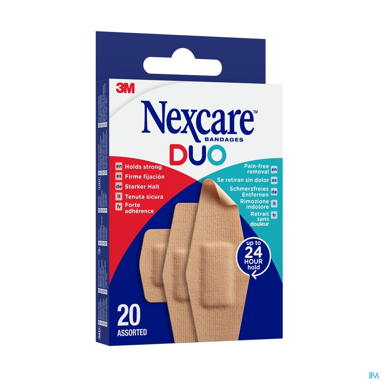 3m Nexcare Duo Pansement Silicone Assortis 20