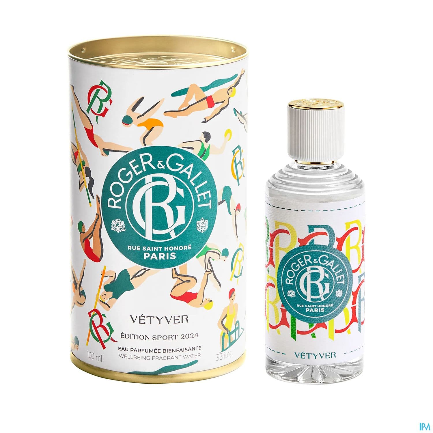 Roger Gallet Vetyver Eau Parfumee Bienfaisante Edition Sport 2024 Vaporisateur 100ml