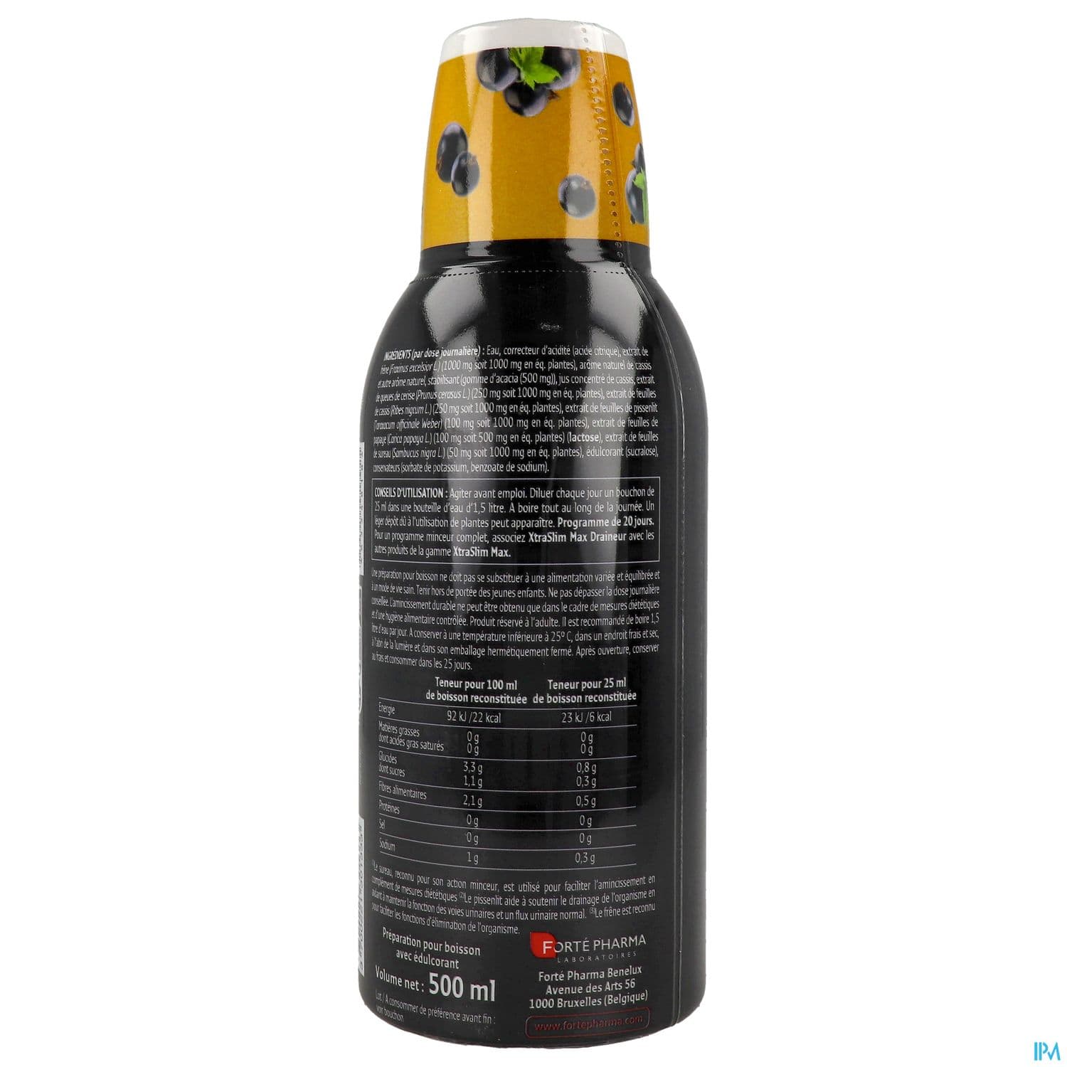 XTRA SLIM MAX DRAINEUR 500ML