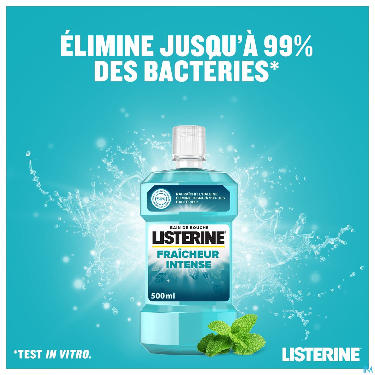 Listerine Fraicheur Intense Bain De Bouche 500ml