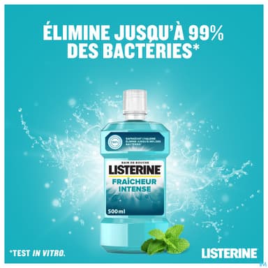 Listerine Fraicheur Intense Bain De Bouche 500ml
