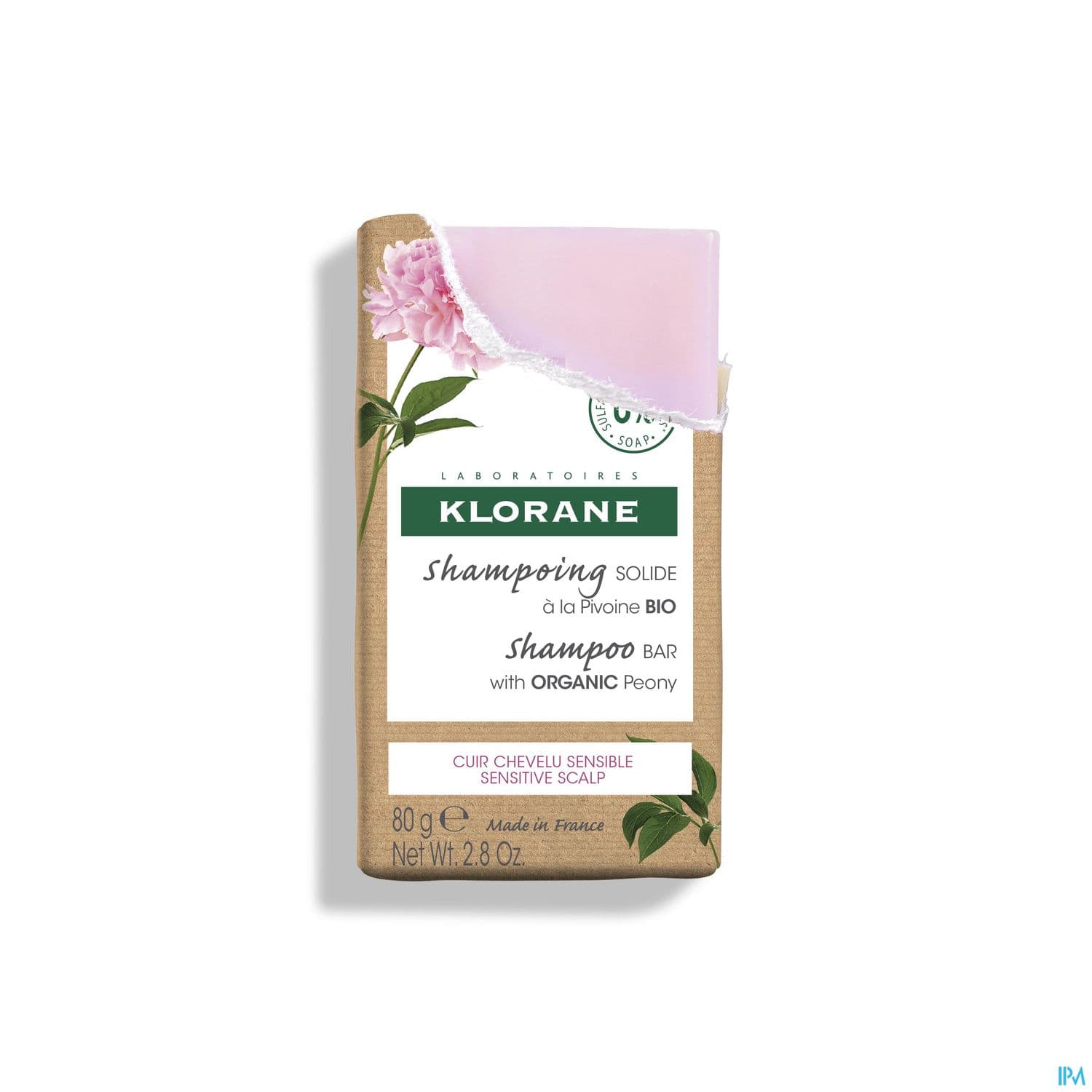 KLORANE SH SOLIDE PIVOINE BIO 80G