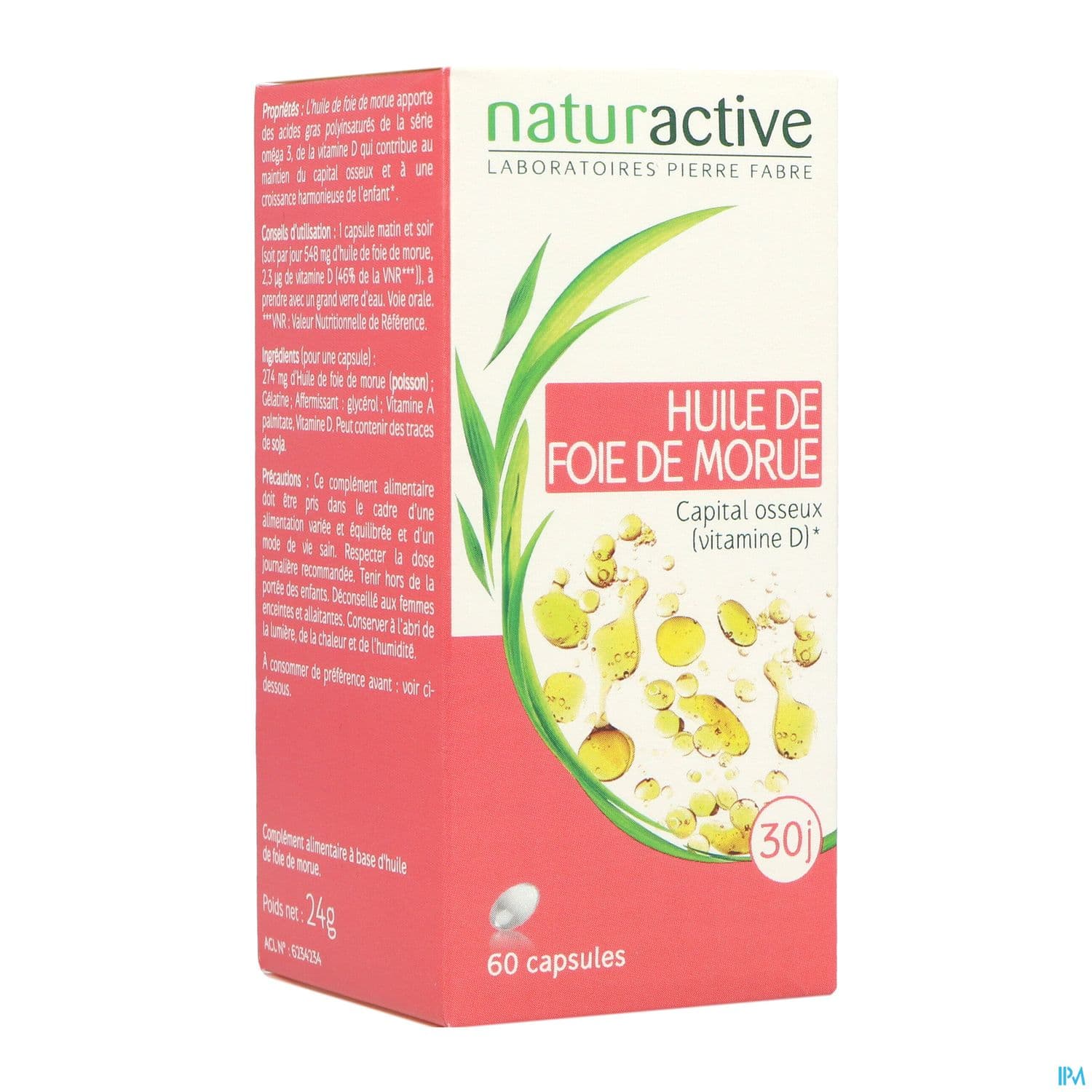 NATURACTIVE FOIE MORUE HLE CAPS60
