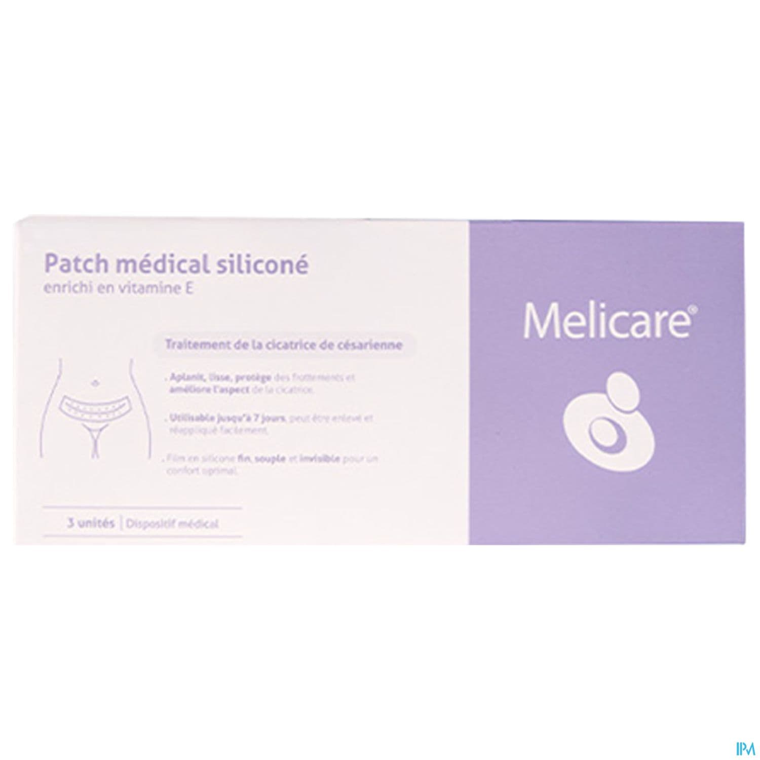 MELICARE PATCH MEDICAL SILICONE 3