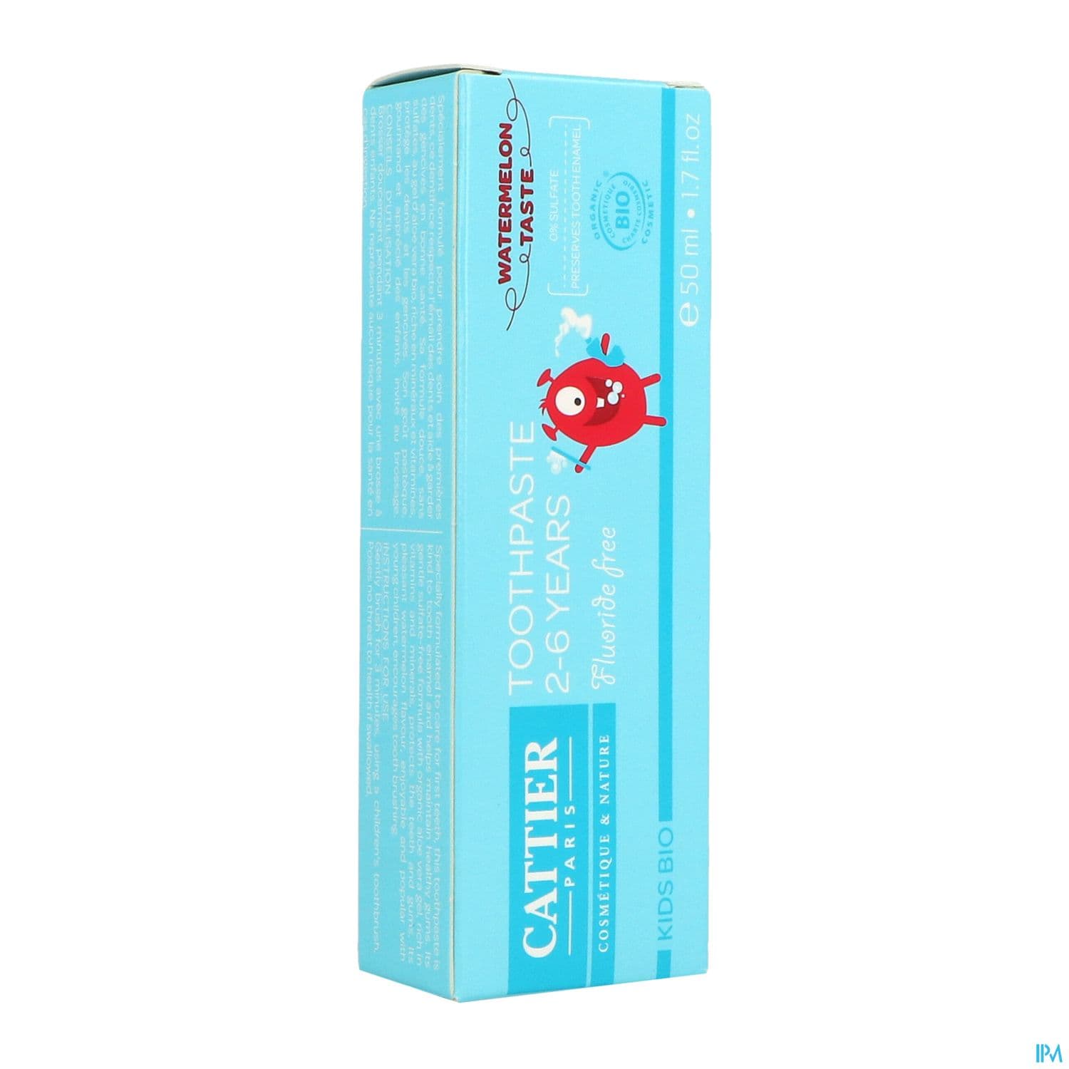CATTIER KIDS DENT 2-6ANS PAST 50ML — Pharmacie Pharmavance Gambetta