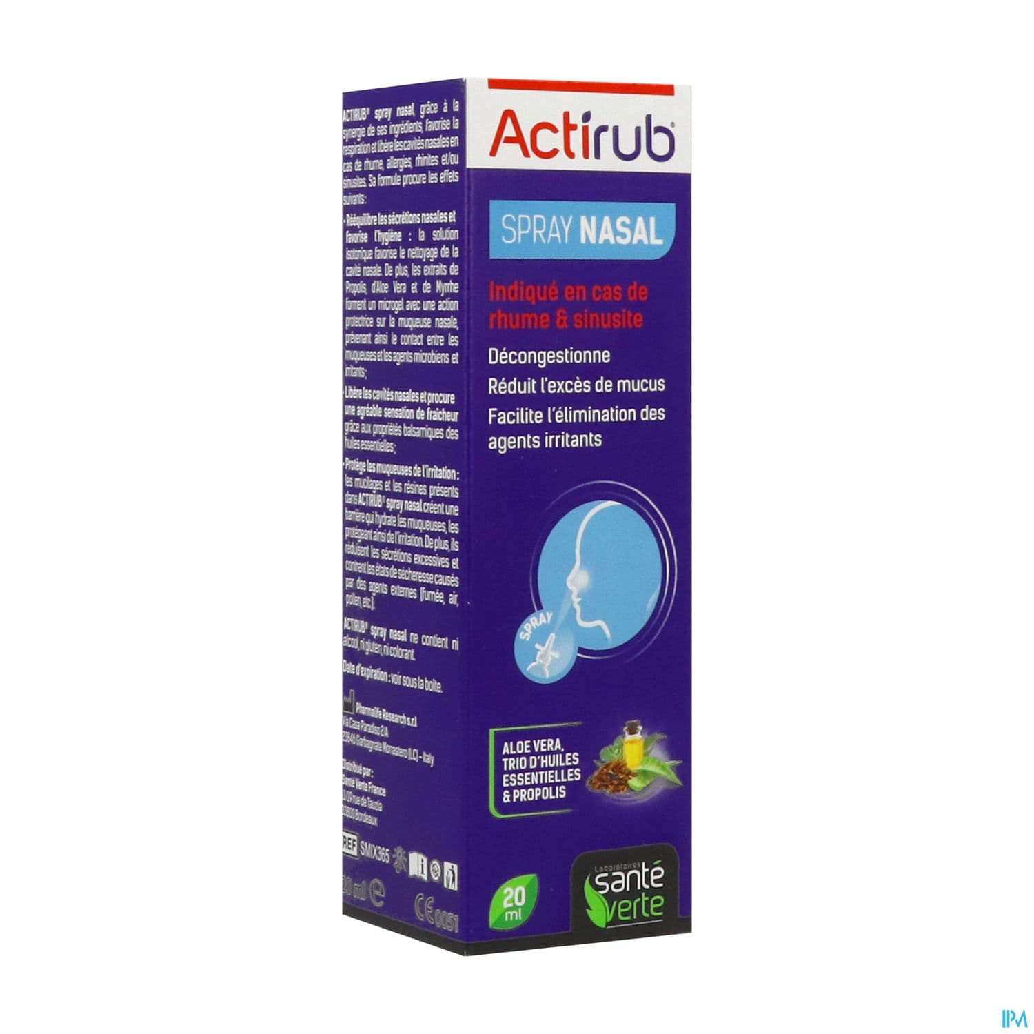 ACTIRUB SANTE VERTE SPR NAS 20ML