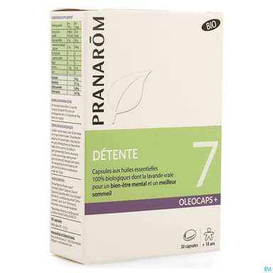 PRANAROM OLEOCAPS+7 DETENTE CAP30