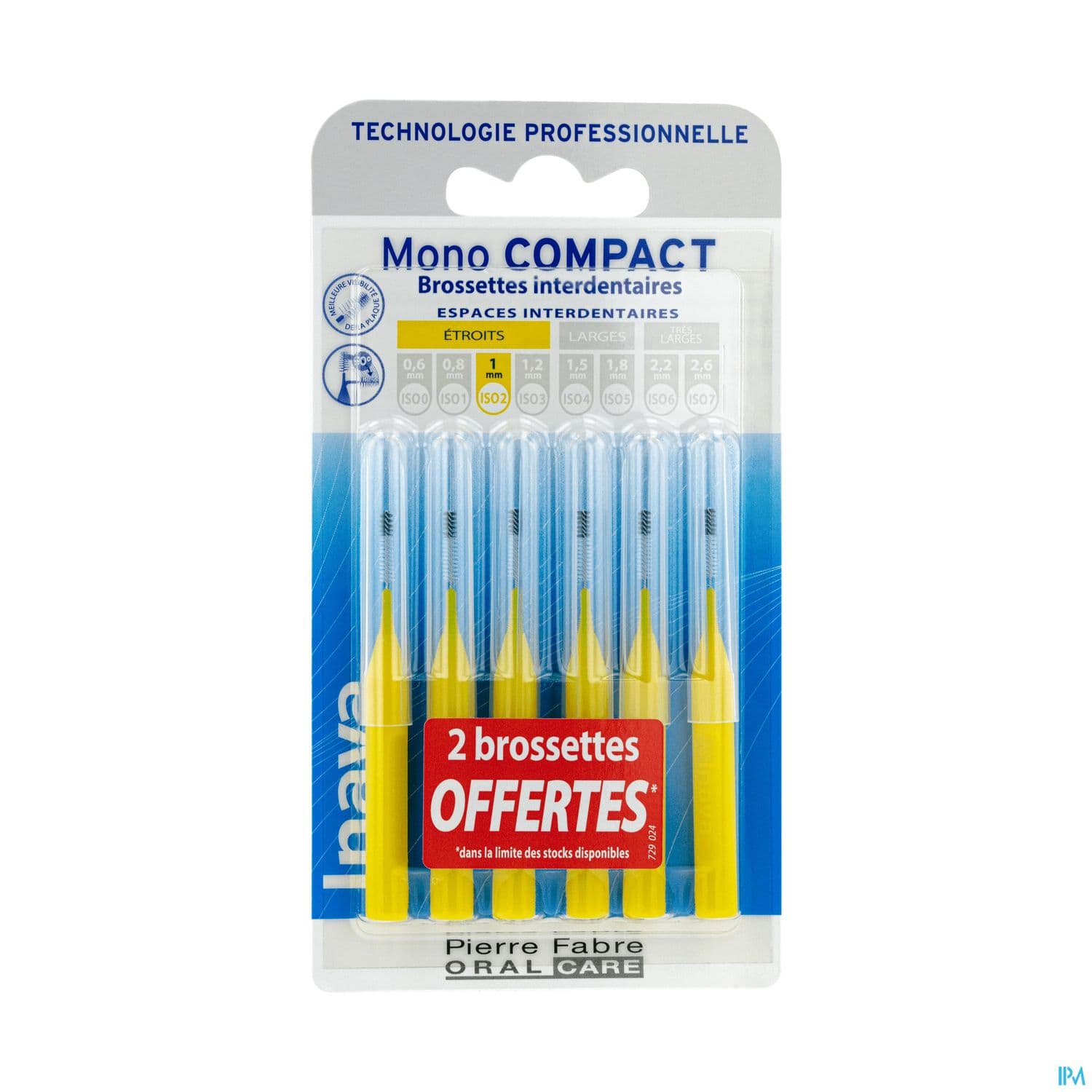 INAVA BROSSETT MONO COMP JAUNE 4+2