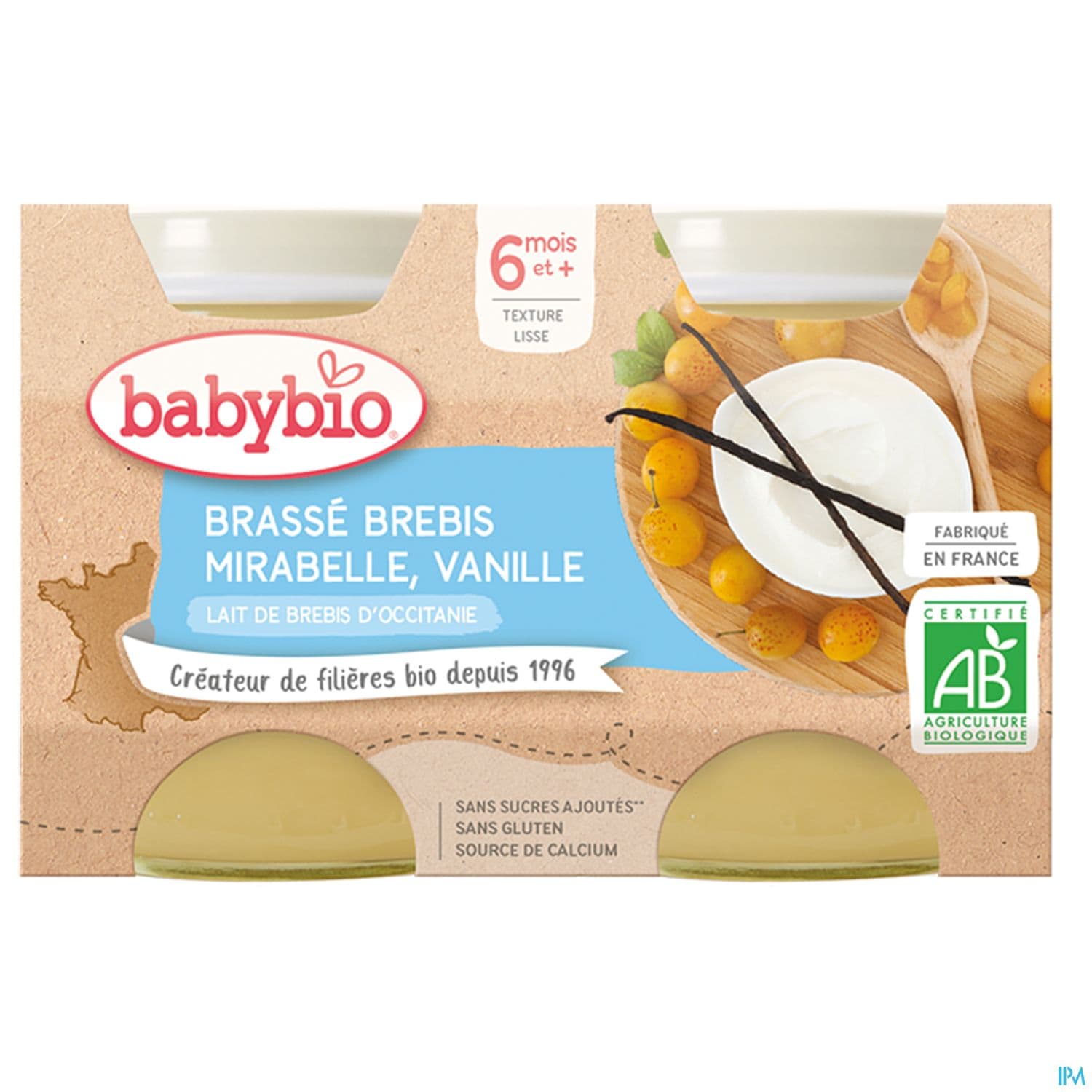 BABYBIO BRASSE BREB MIRAB/VAN2X130