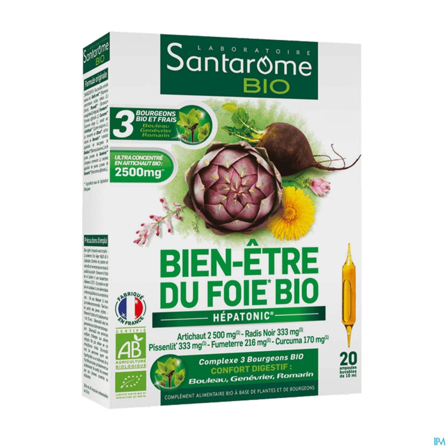 SANTAROME BIO BIEN-ETRE FOIE AMP20