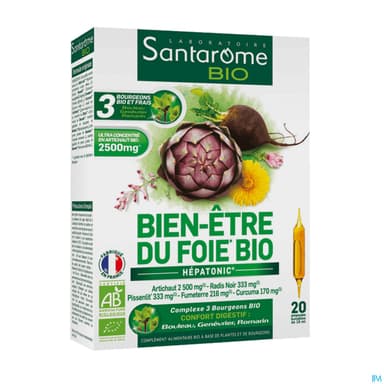 SANTAROME BIO BIEN-ETRE FOIE AMP20