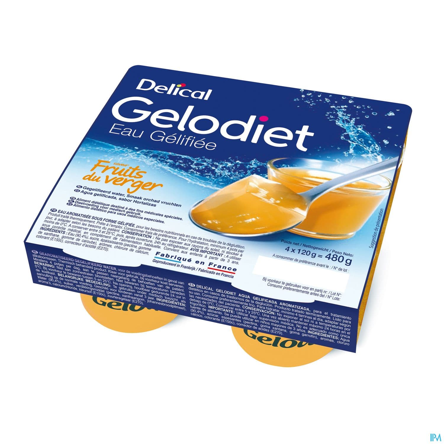 DELICAL GELODIET EAU GEL VERG120X4
