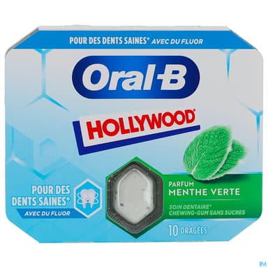 HOLLYW ORAL-B CHEW-GUM MENT VERT10