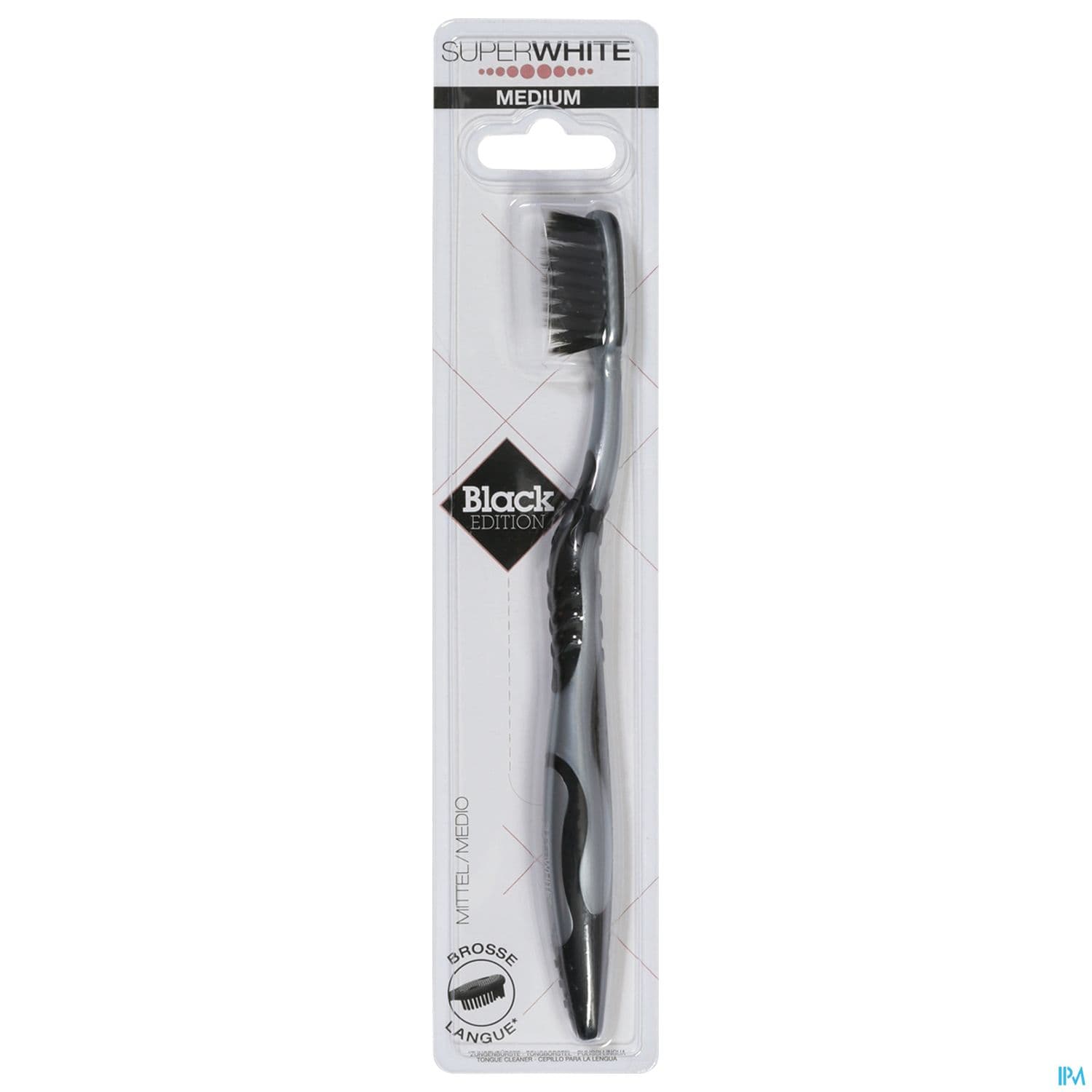 Superwhite Brosse A Dents Black Edition Medium