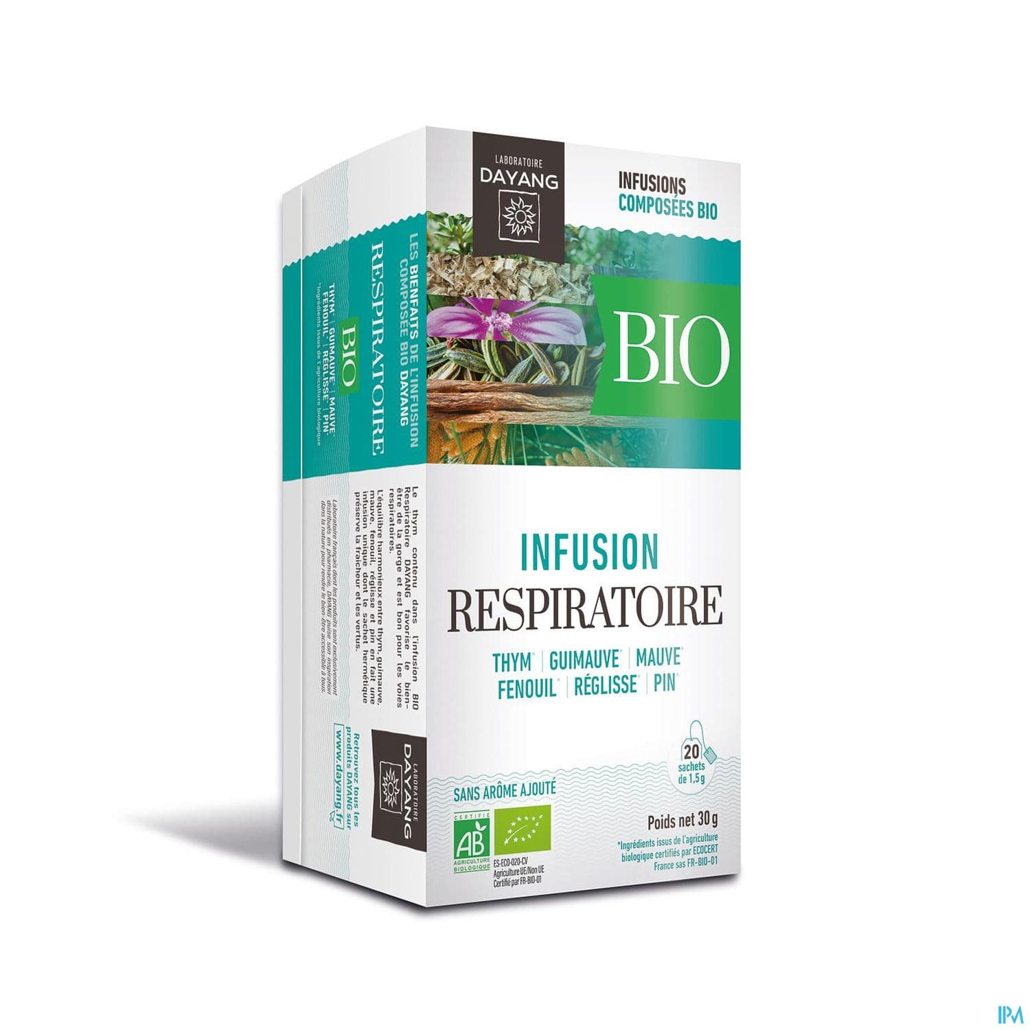 Dayang Infusion Respiratoire Bio Infusette 1g5 X20