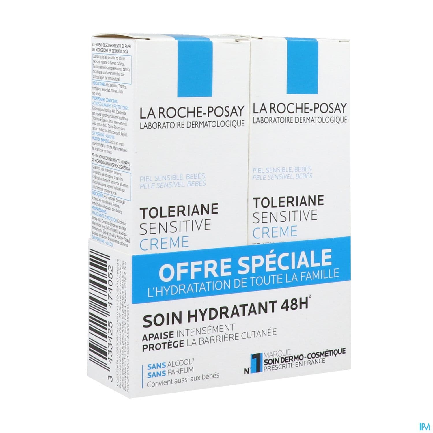 TOLERIANE SENSITIV CR APAIS 40MLX2