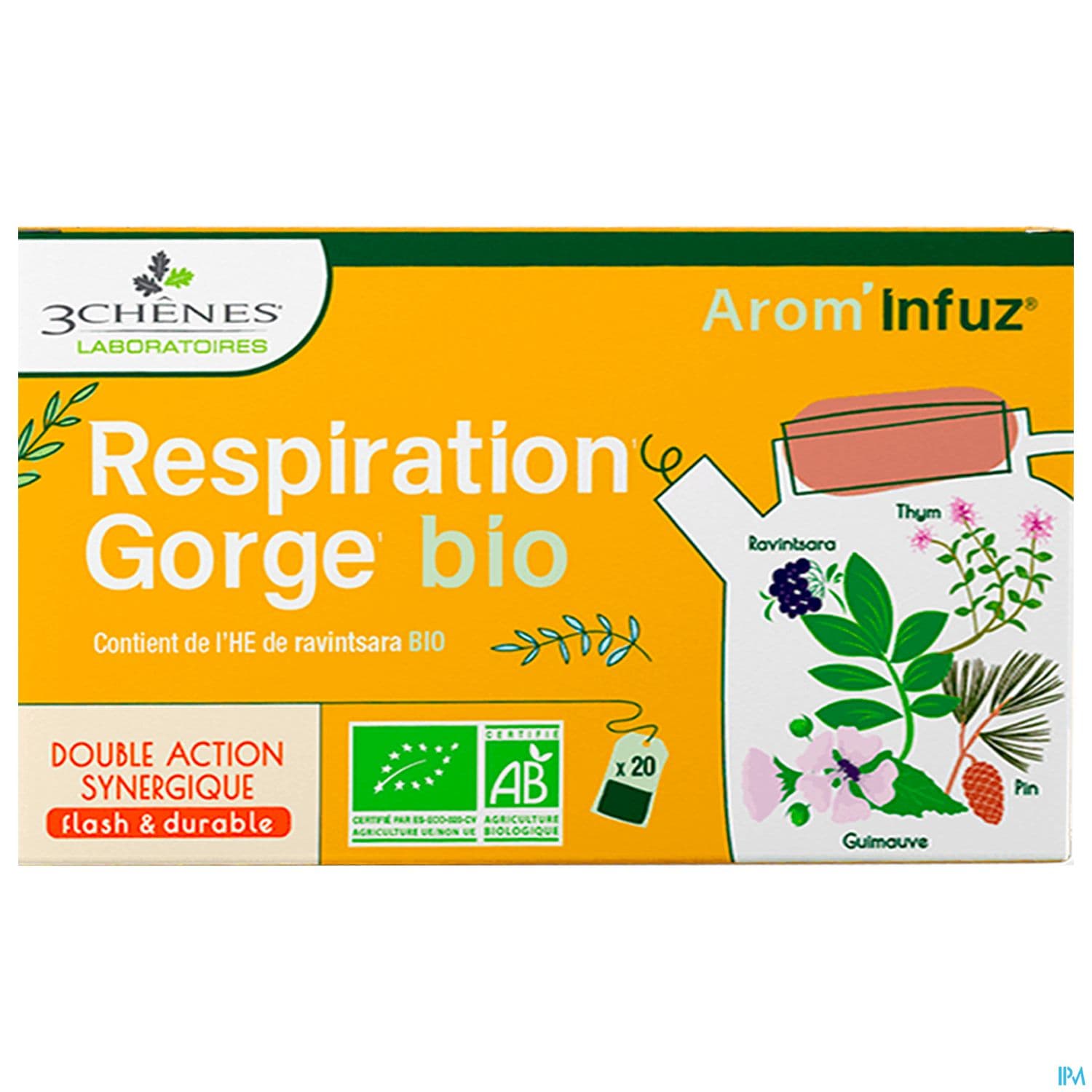 3 CHENES TIS BIO RESPIR GORG SAC20