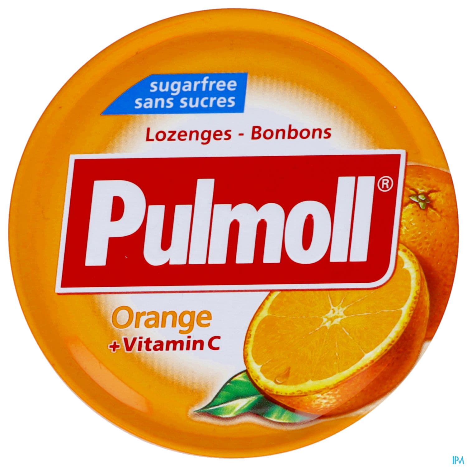Pulmoll Orange Vitamine C Pastille Sans Sucre 45g