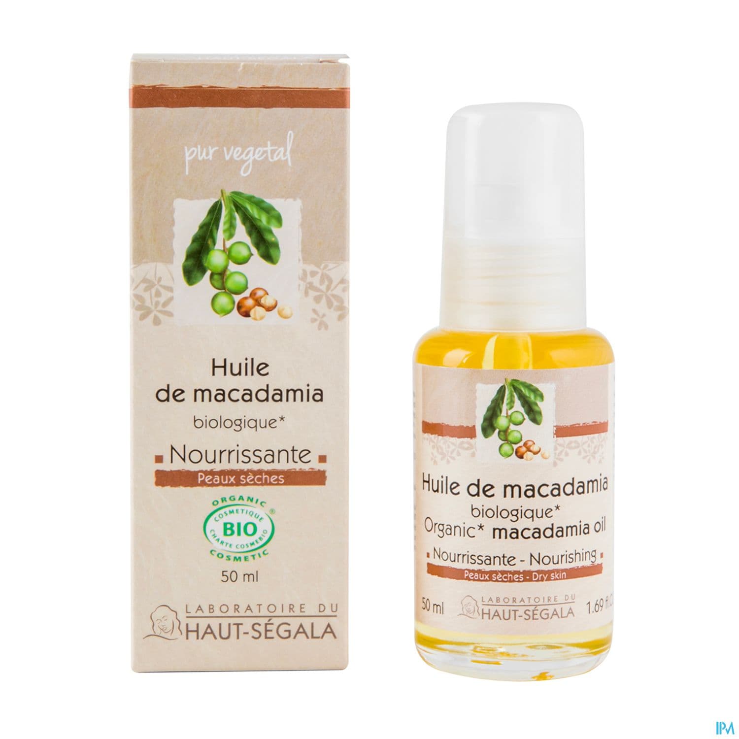 Laboratoire Du Haut-segala Huile Vegetale Bio De Macadamia Biologique 50ml