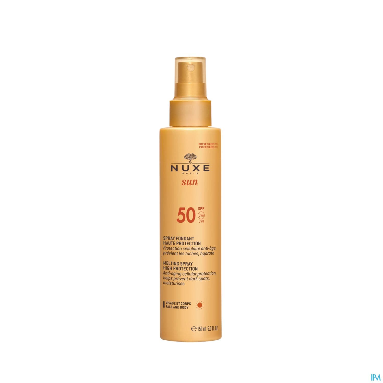 NUXE SUN SPRAY FONDANT SPF50 150ML