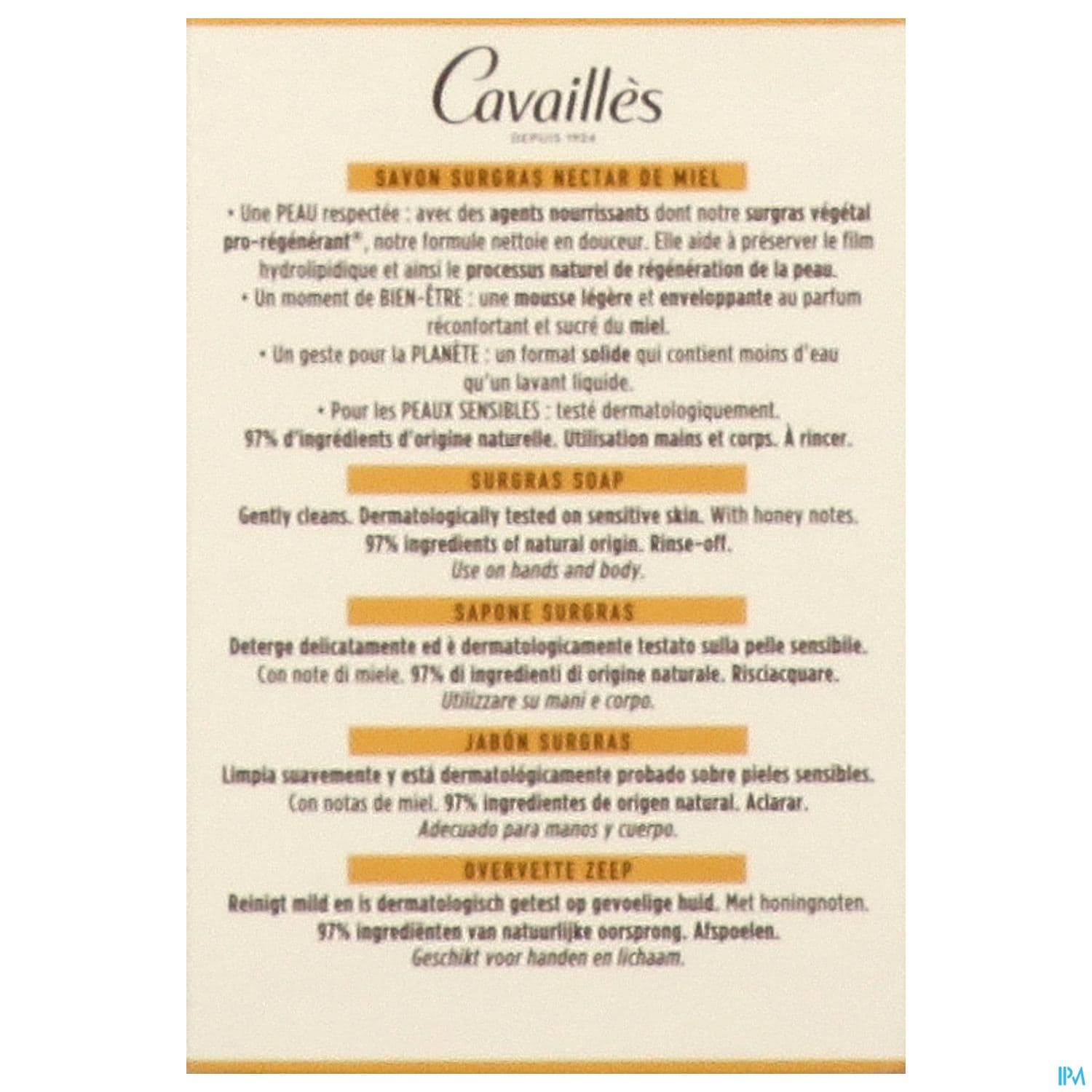 CAVAILLES SAV SURG MIEL 100G