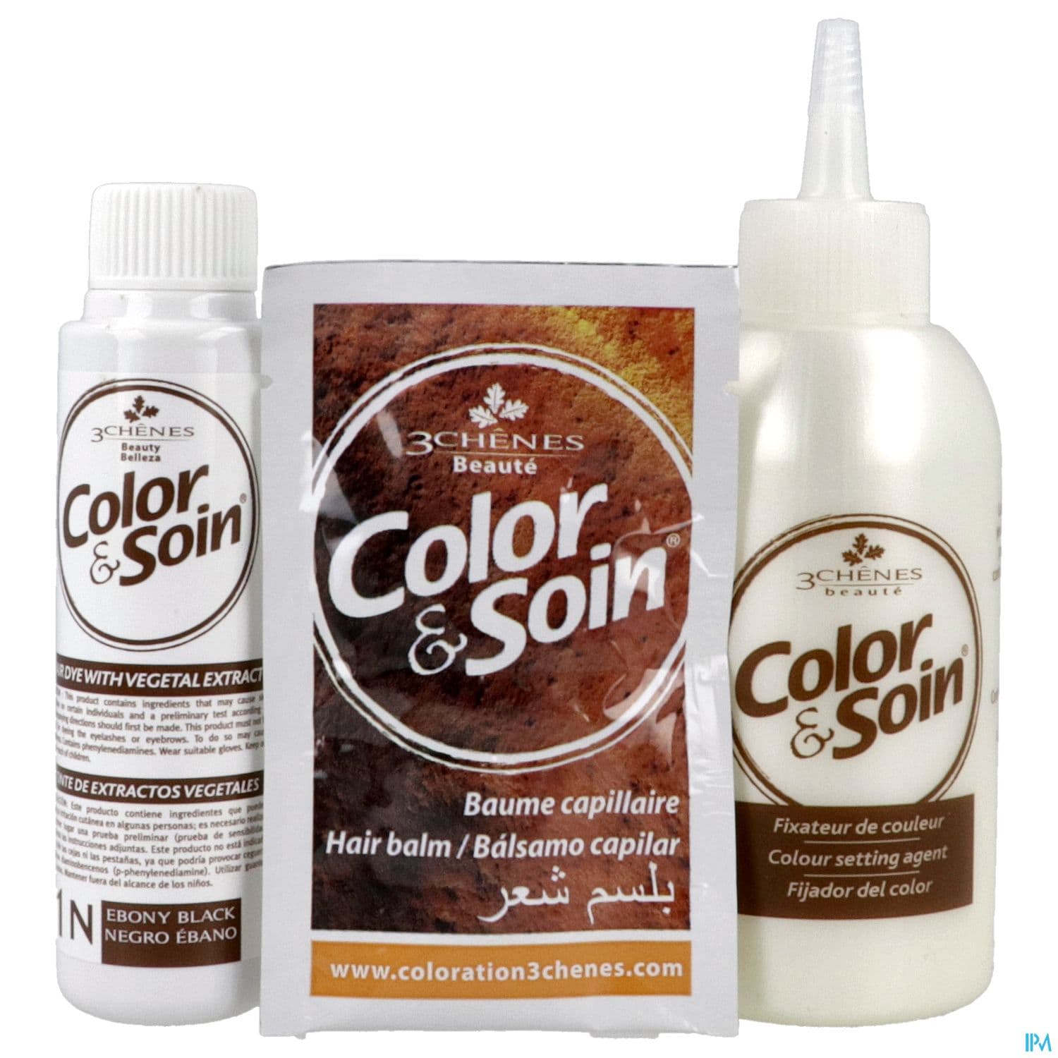 3 CHENES COLOR/SOIN NOIR EBENE 1N