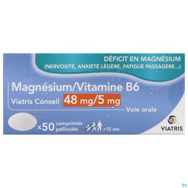 MAGNESIUM/B6 48MG/5MG VTS CPR 50