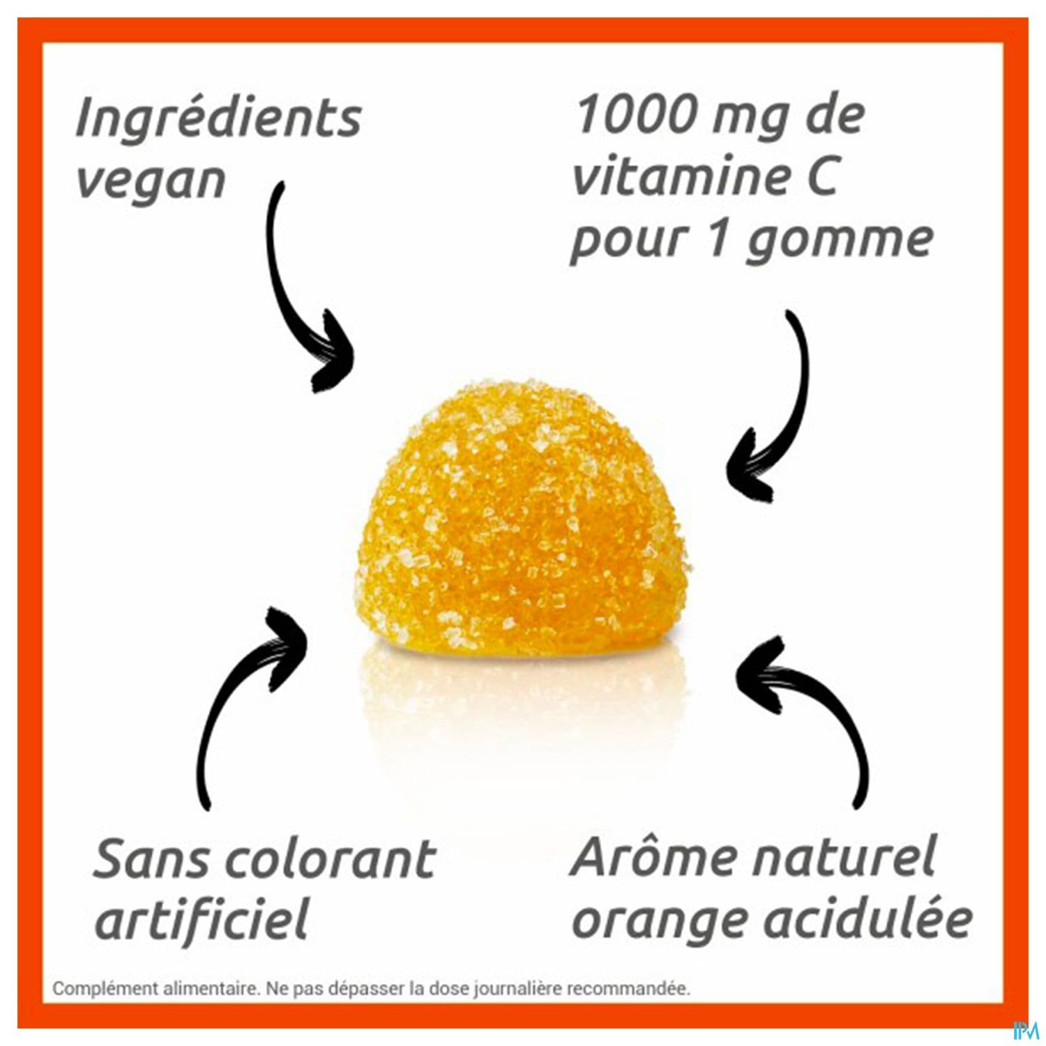 VITASCORBOL GOMMES VITC 1000MG 30