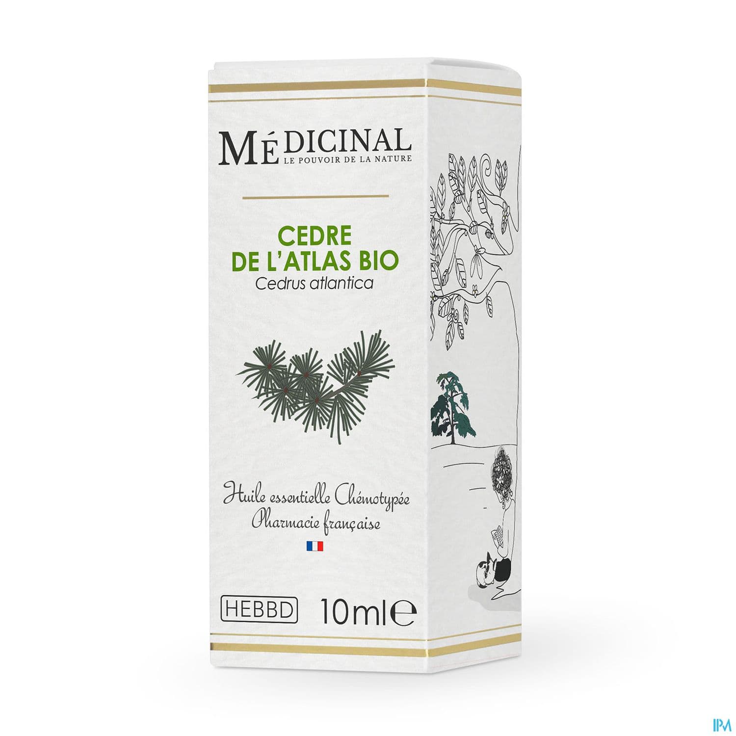 Medicinal Huile Essentielle Cedre Atlas Bio 10ml