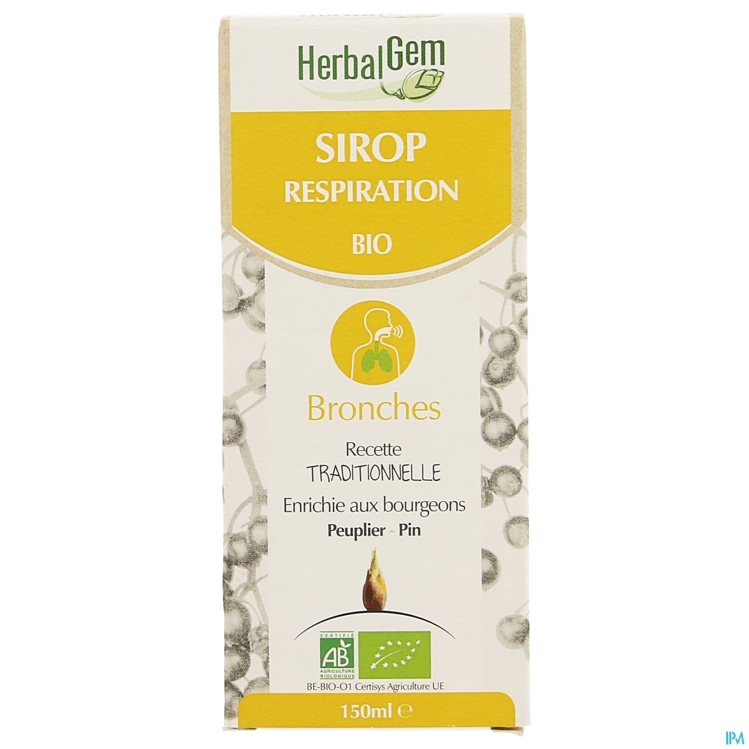 HERBALGEM RESPIRATION BIO SP 150ML