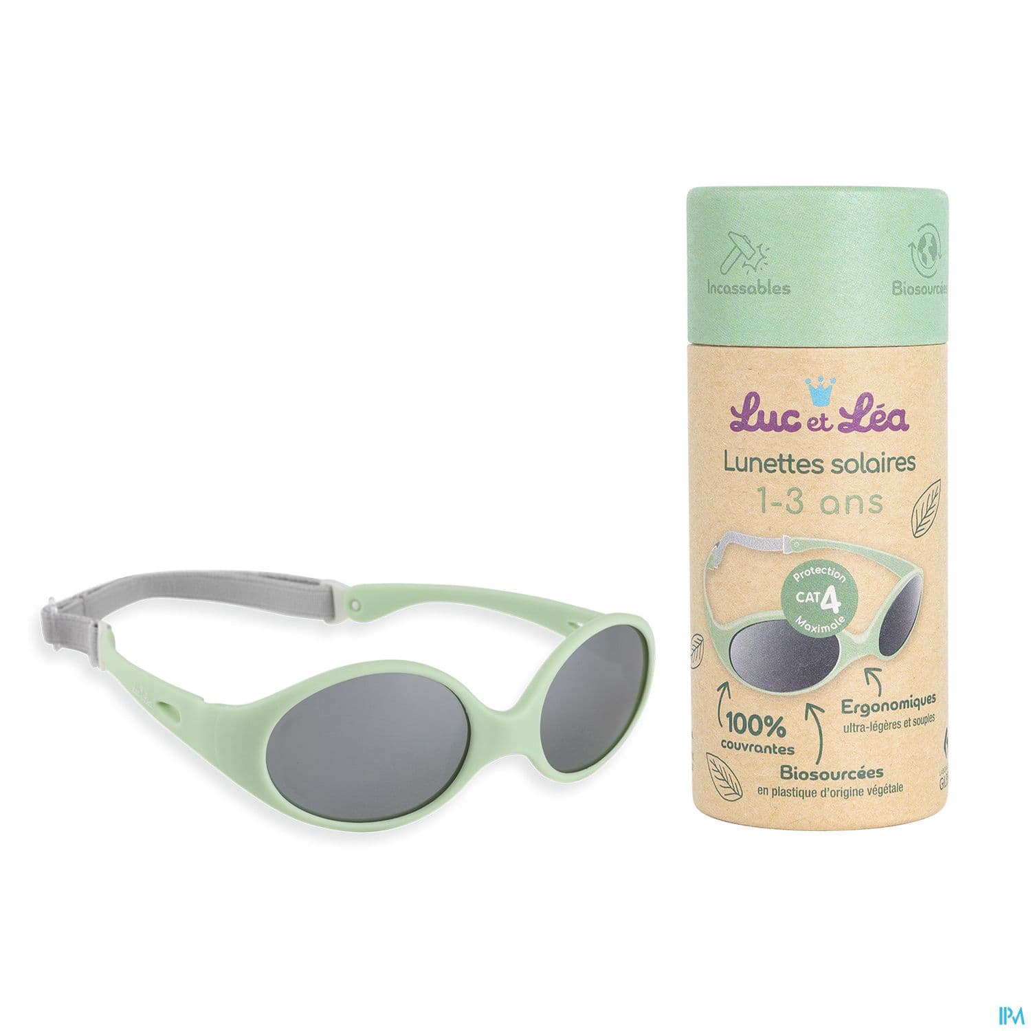 Luc Et Lea Lunette De Soleil Biosourcees 1/3a Vert