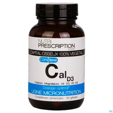 Nutriprescription Cald3 Capital Os Vitd Gelule 60